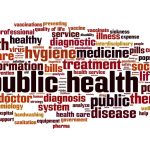 Public health word cloud concept