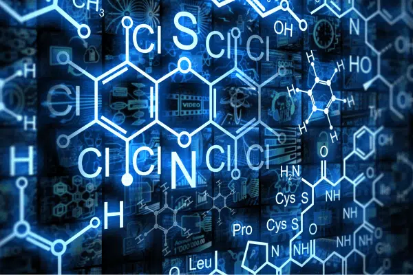 CGI image of chemicals