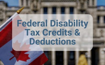 Federal Disability Tax Credits and Deductions