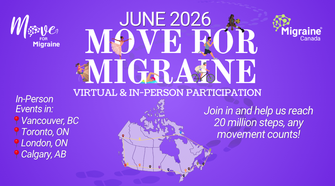 Move for Migraine 2026 - virtual and in-person participation
